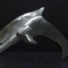 Edelstahl Delfin 17 x 10 cm