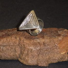 Edelstahl Ring Trigon Ø 19 x 8 mm