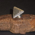 Edelstahl Ring Trigon Ø 16,5 x 8,5 mm